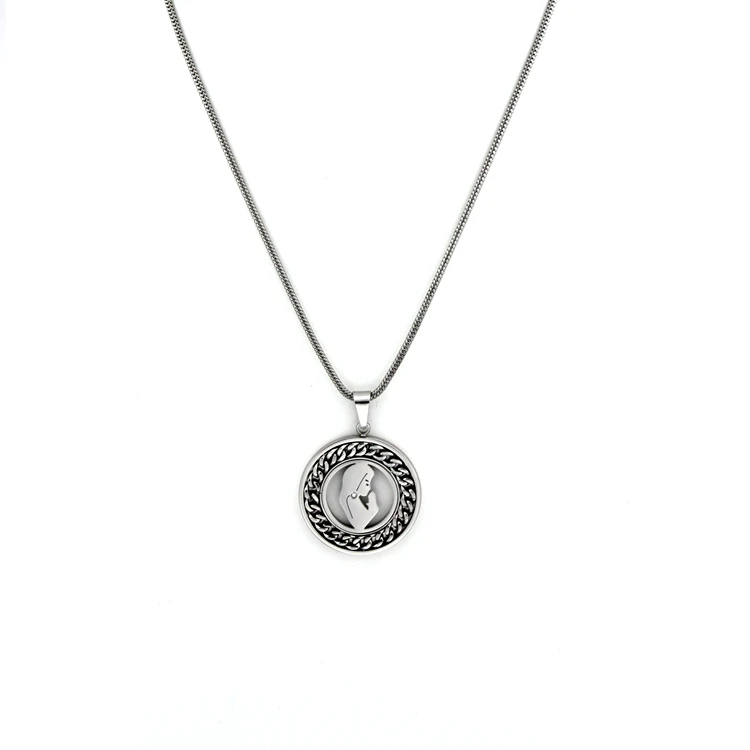 Stainless Steel Beautiful Antique Virgin Mary Pendant Necklace For ...