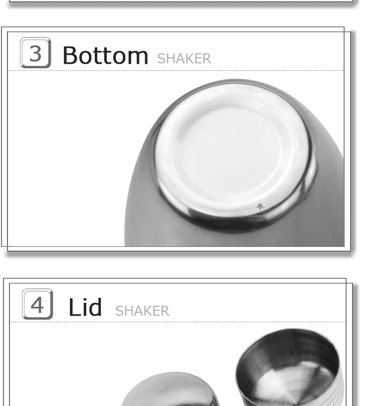  Professional bartender kit bar set stainless steel bar cocktail shaker bartenders kit set 