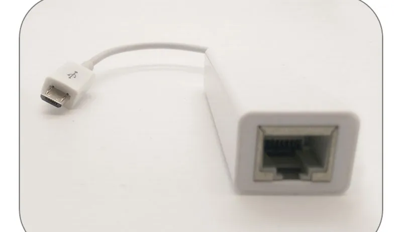 REFURBISHHOUSE Adaptador Micro USB 5 Pin 10/100 Mbps RJ45 LAN Ethernet para Tablet Ordenador Portatil 