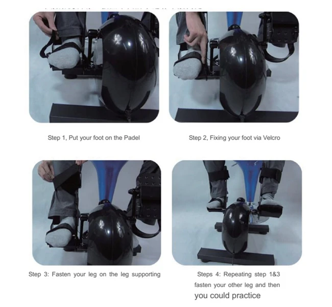 Pedal Exerciser bicycle ergometer Rehabilitation Electric mini exercise bike