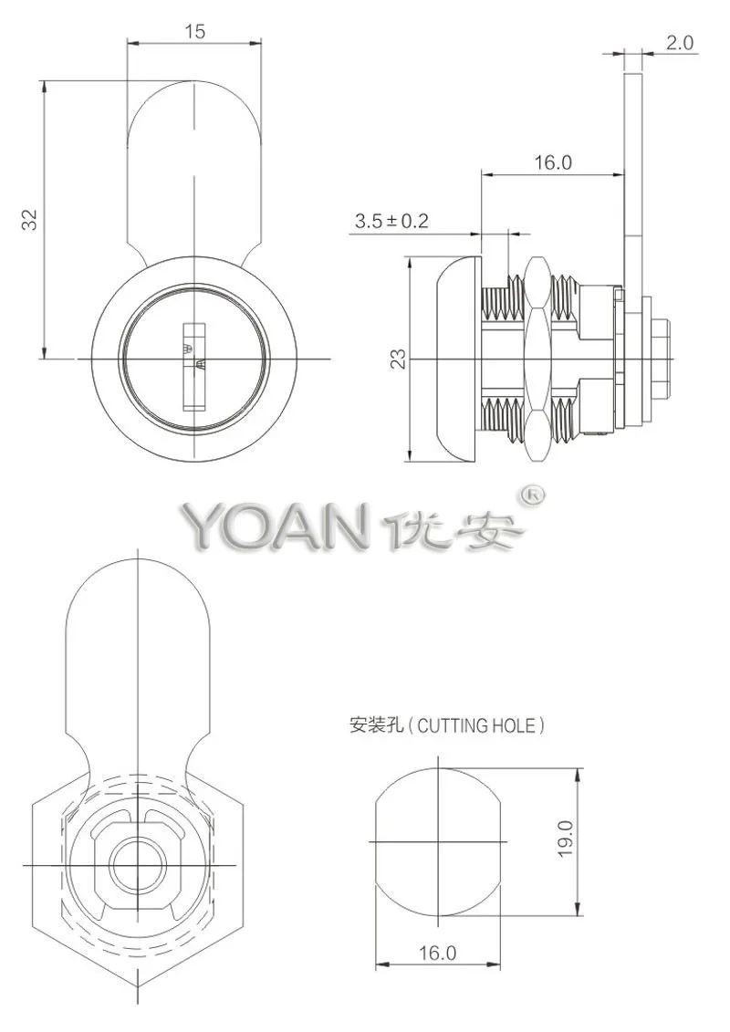 Hot selling low price special custom cabinet office door turkey security  lock pick
