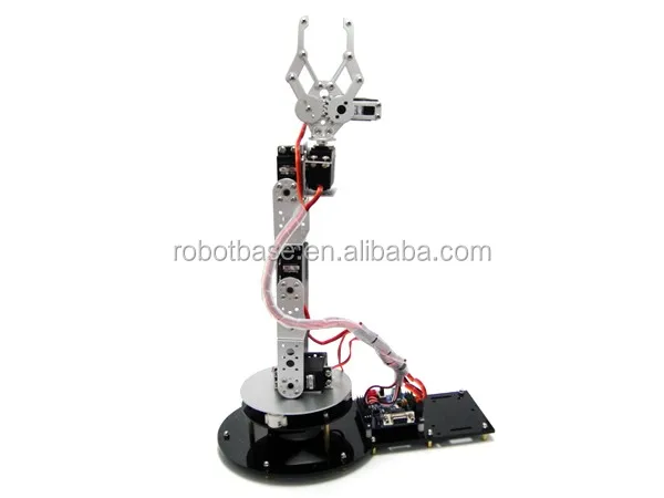 Aluminium Robotic Arm Educational Robot with 32 Channels Servo Control Kit