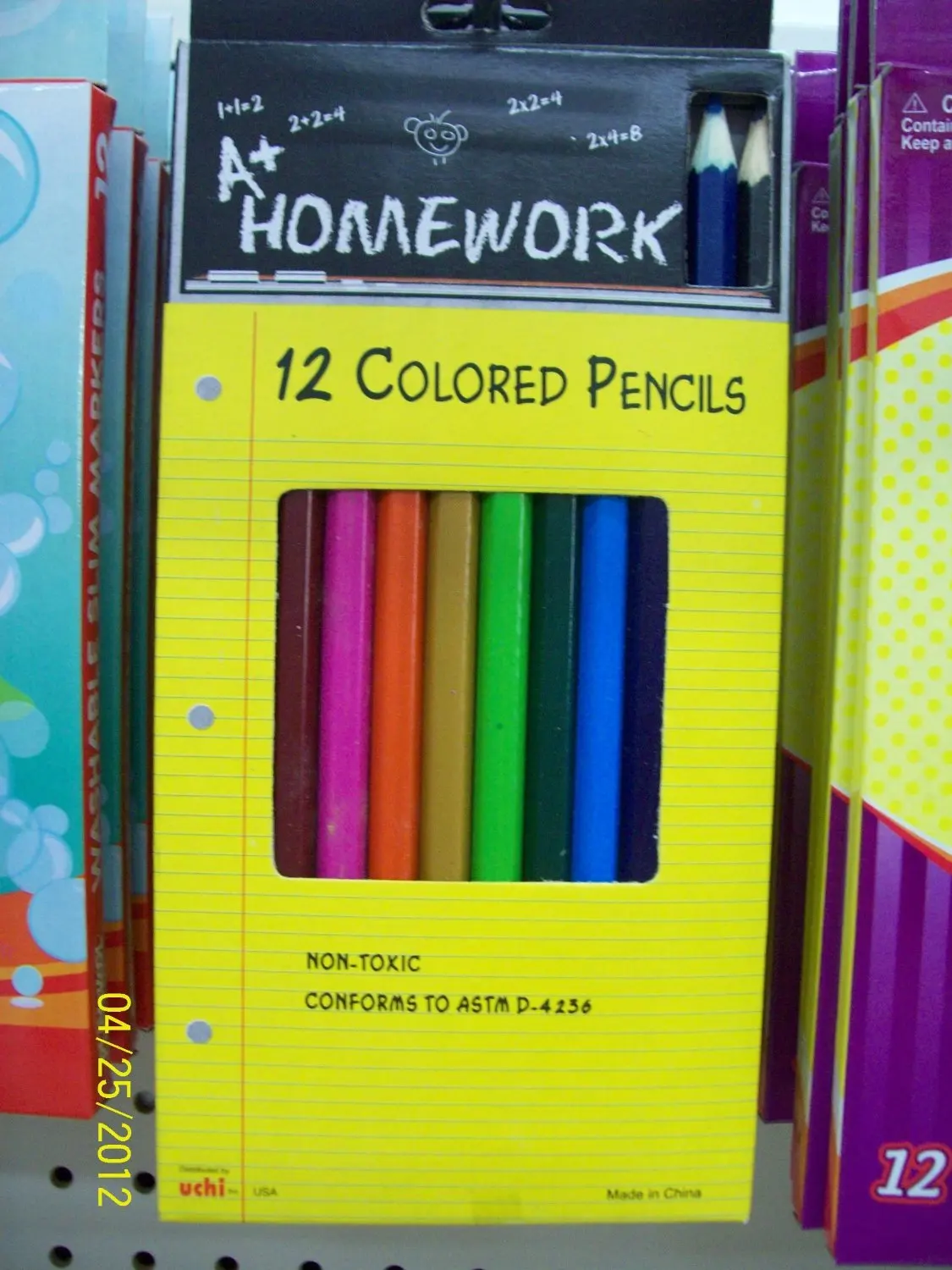 Buy Bulk Buys OP275 12Pc Colored Pencils Pack Of 48 In Cheap Price On