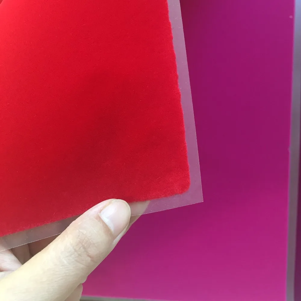 Custom Made Color Heat Transfer Flock Sheet For Heat Transfer Print