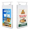 Resscreen 32 inch ceiling hanging suspend totem digital signage kiosk with CMS content software