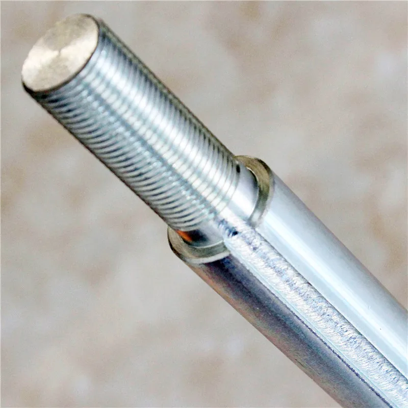 965mm Length Axles With 1inch Diameter 1/4" Keyway Stepped Threaded