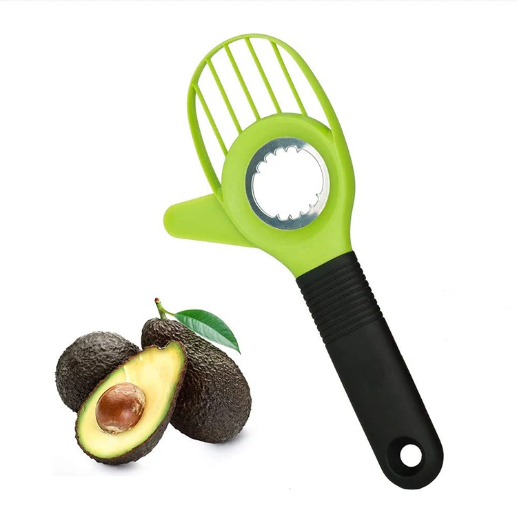 Amazon Kitchen Accessories Kitchen Tool 3 In 1 Silicone Handle Avocado ...