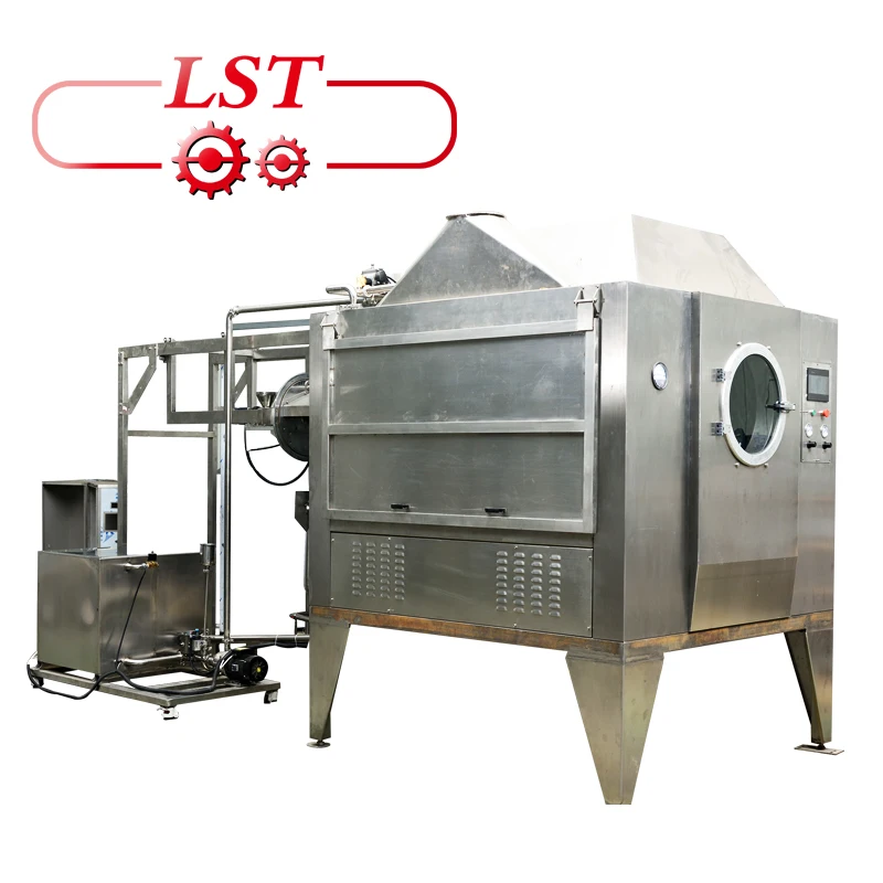 Automatic Coating Peanuts Chocolate Processing Machinery Small