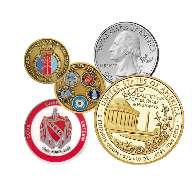 Commemorative Secret Service Metal Token Stamping Customized Award ...