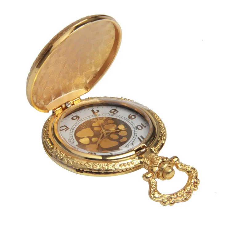 Classic Style Japan Mechanical Movt Alloy Quartz Pocket Watch Reloj De