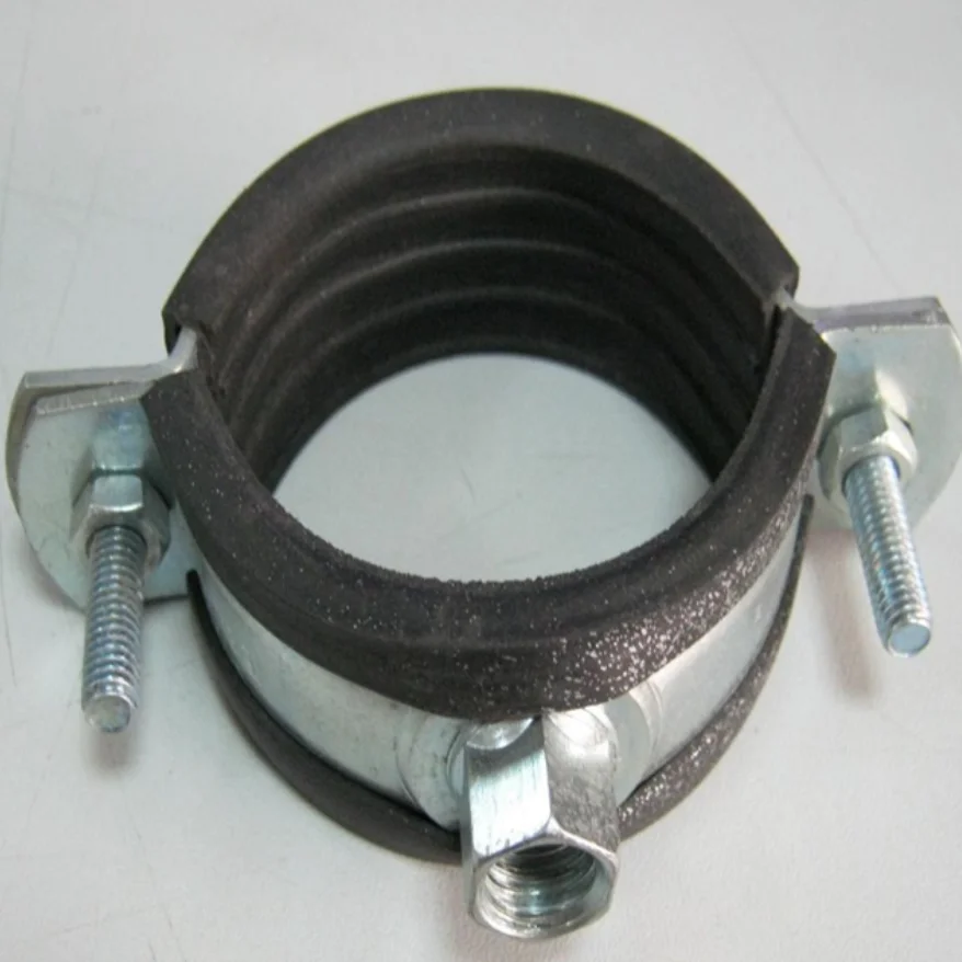 Hanging Split Pipe Clamp With Rubber Rubber Coated Pipe Clamps Products From Gian Tool Shanghai 