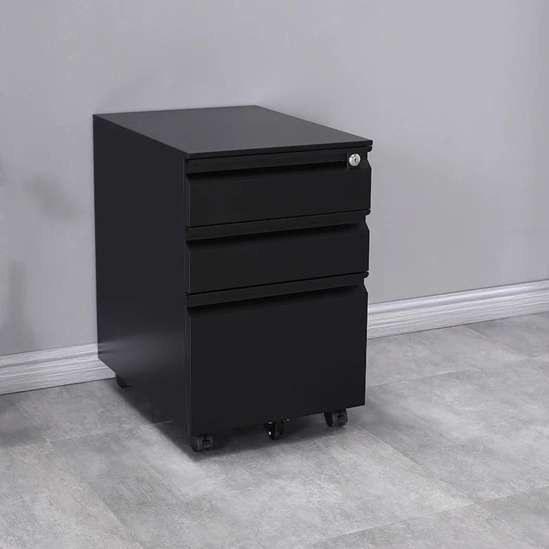 H600w390d500mm 1 File Drawer And 2 Box Black 3 Drawer Metal Mobile File Cabinet Buy Mobile File Cabinet 3 Drawer File Cabinet Metal File Cabinet Product On Alibaba Com