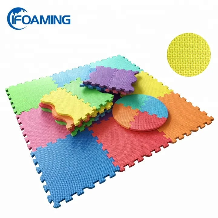 Pastel Colour Eva Kids Play Mat Baby Non-toxic Foam Fence Puzzle Mat ...