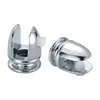 zinc alloy clip 5-8mm glass shelf brackert holder for cabinet shelf