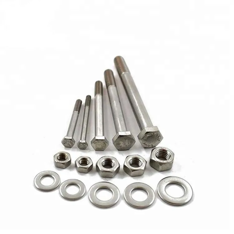 High Strength En 2.4669 Inconel X750 Hex Head Bolt Nut Alloy Steel