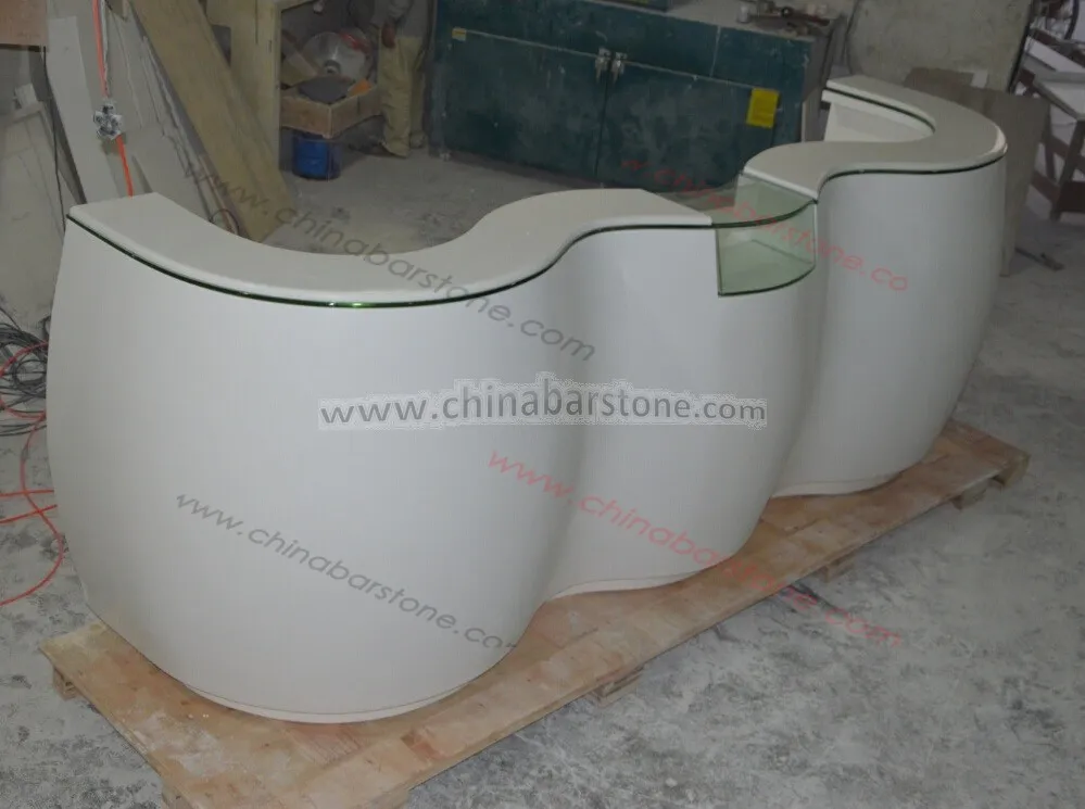 Simple Design Reception Desk Display Case Exhibition Reception Desk