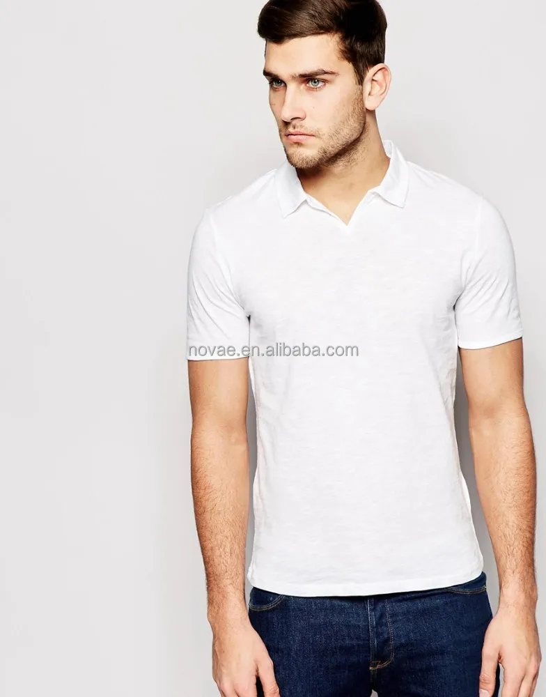 Open Collar No Button Mens Polo Shirt - Buy Mens Polo Shirt,Mens Polo ...