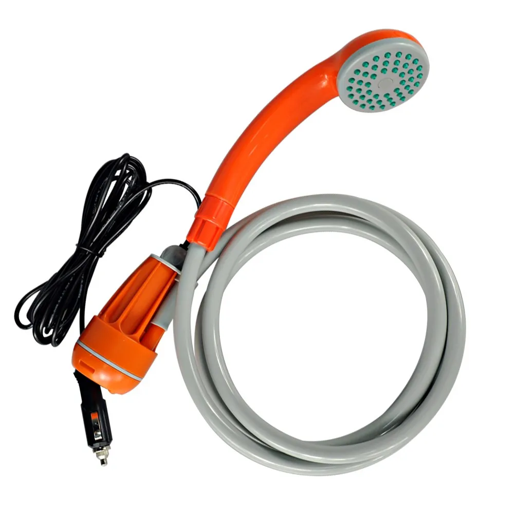 Portable Camp Shower Head With External 2200mah Builtin Lithium