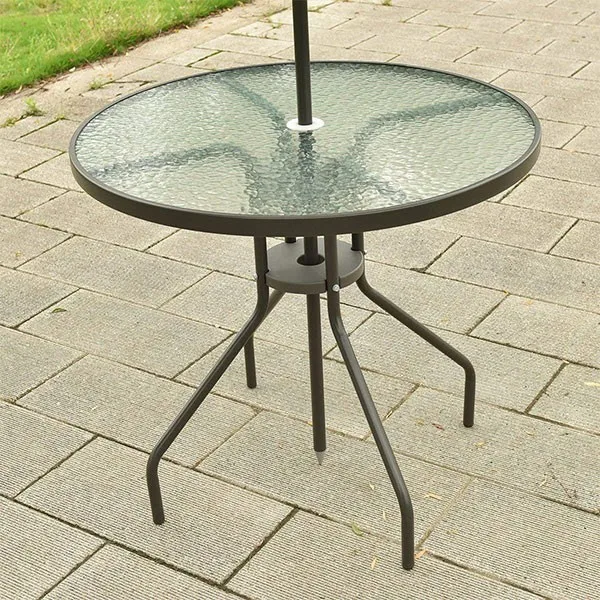 6pcs Patio Gray Furniture Garden Set With Umbrella - Buy Furniture