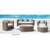 Yizhou Rattan Assembly sofa balcony sofa set with tea table and pedals rattan godrej sofa set designs wicker outdoor furniture