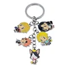 Final Fantasy VII:Advent Children Anime Figure Keychain Cat Cloud Strife Animation Character Trendy Key Chain