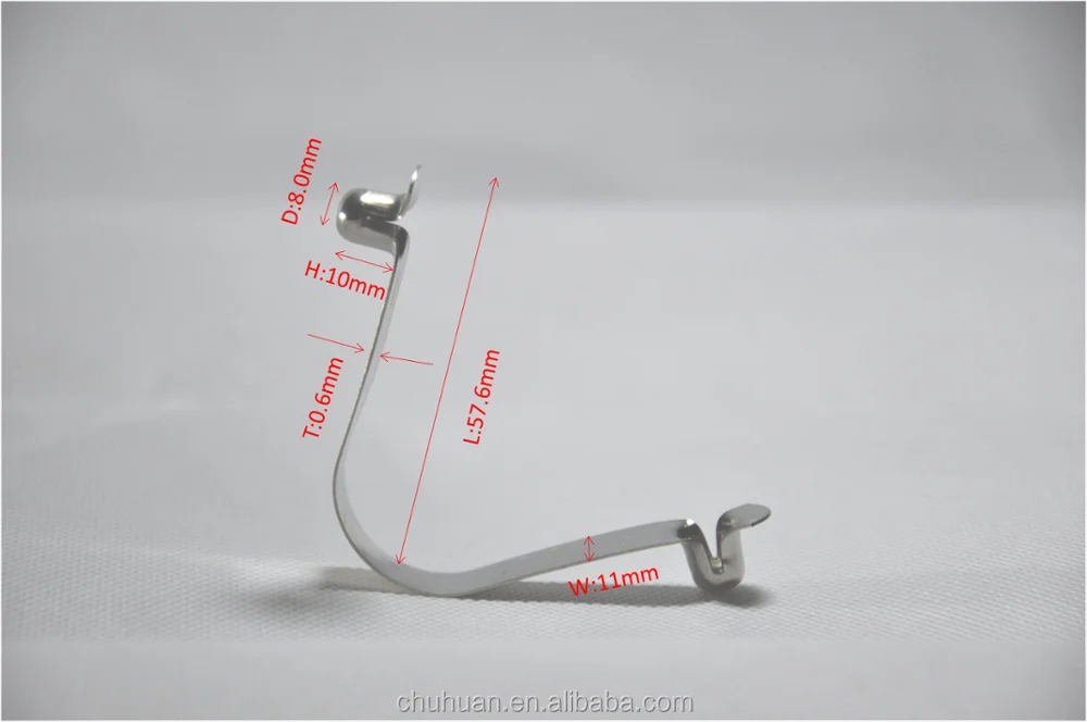 Oem Spring Steel Button Lock Spring Clip Buy Flat Spring Steel Clips