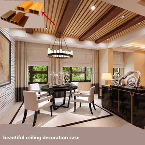 Fireproof Pvc Wood False Ceiling Panels Designs For Bedroom