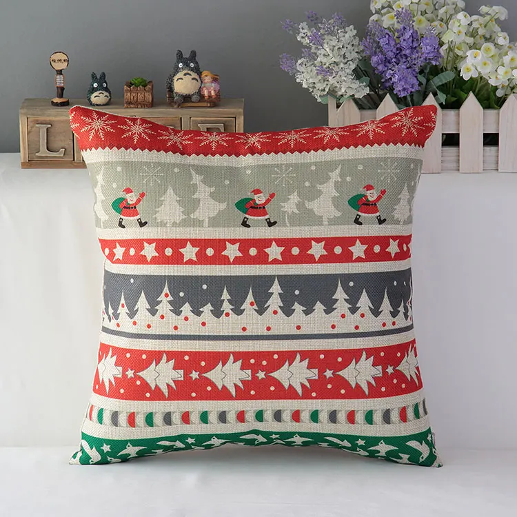 vintage christmas pillow covers
