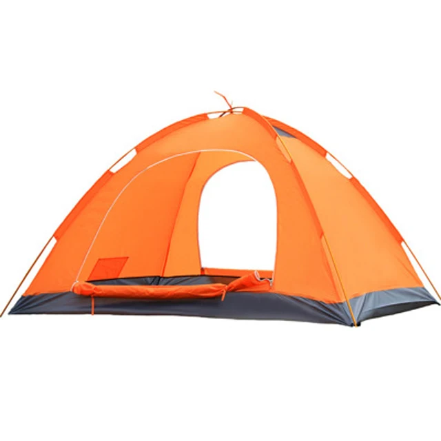 Four season 2-4 person alum pole double layer waterproof warm camping tents outdoor hiking climbing fishing C01-TY016