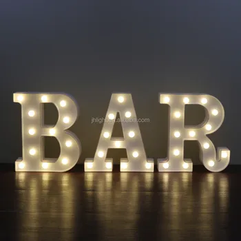 Bar Illuminated Marquee Sign Lighted Led Word Bar Illuminated Marquee Sign Lighted Led Word Pre Lit