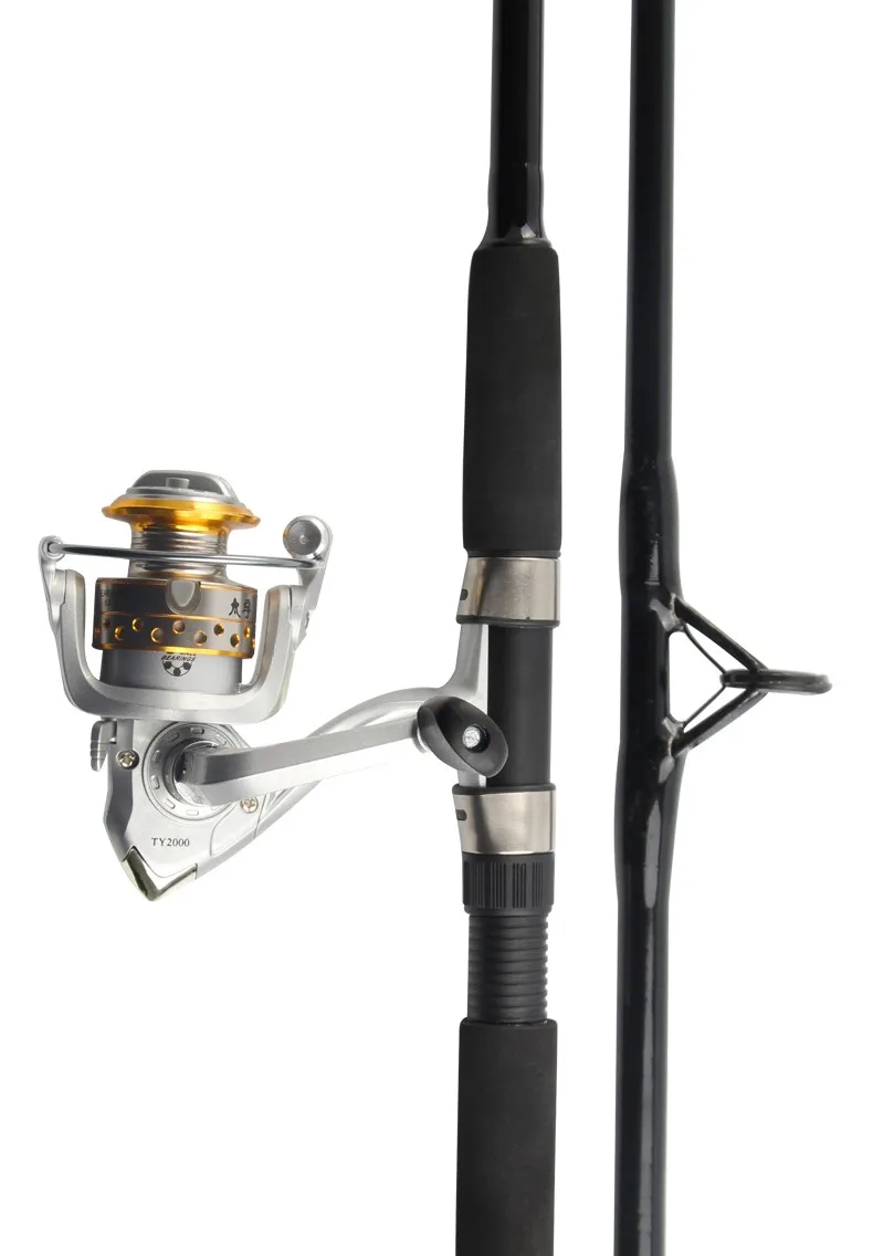 bass fishing spinning reel combo