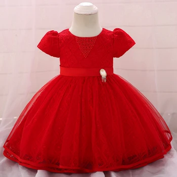 Hot Sells Flower Girl Dress Baby Church Clothes Kids Baptism Garments ...