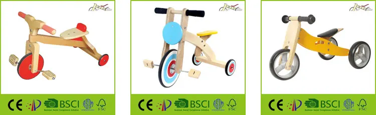 wooden trike with pedals