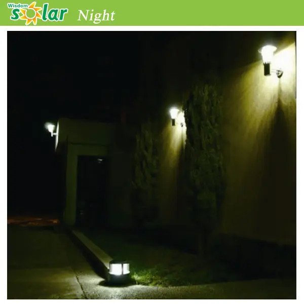 modern outdoor solar wall lights