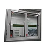 Unique Design Kitchen Curved Aluminium Sliding Window Motor