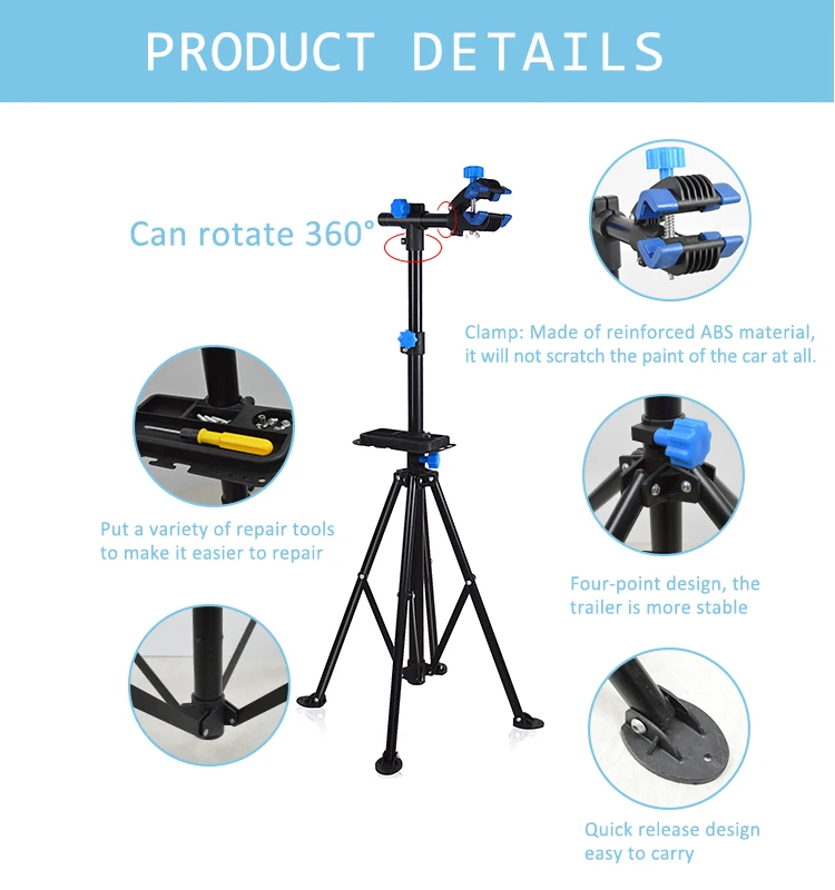 conquer portable home bike repair stand adjustable height bicycle stand