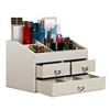 Girls' MDF leather cosmetic and jewelry storage box makeup storage cabinet
