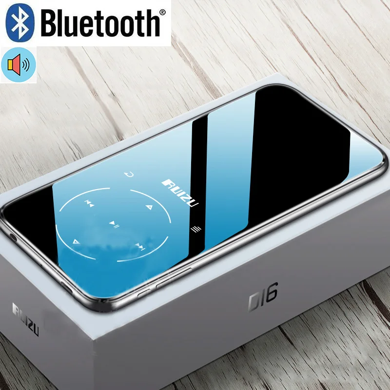Ruizu D16 金属 Bluetooth Mp3 プレーヤーポータブルオーディオ内蔵