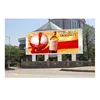 Levt p10 led matrix display commercial outdoor advertising screen price water proof round curved video for sale