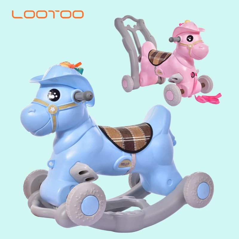 China Manufacturer Cheap Price 4 In 1 Sliding Happy Riding Horse Toy