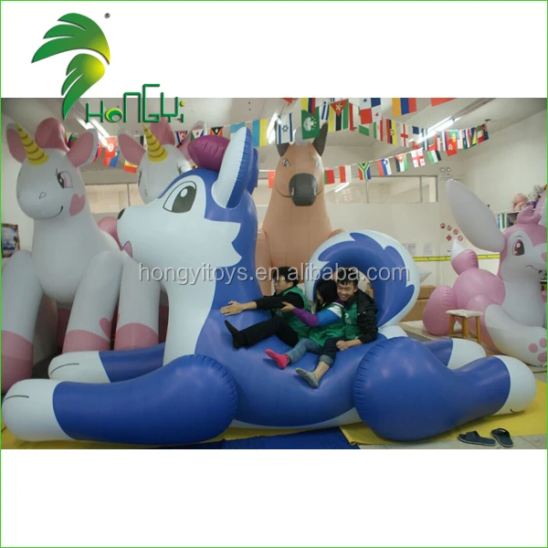 Custom Made Giant Christmas Inflatable Cute Husky Dog Decoration, View Giant Christmas