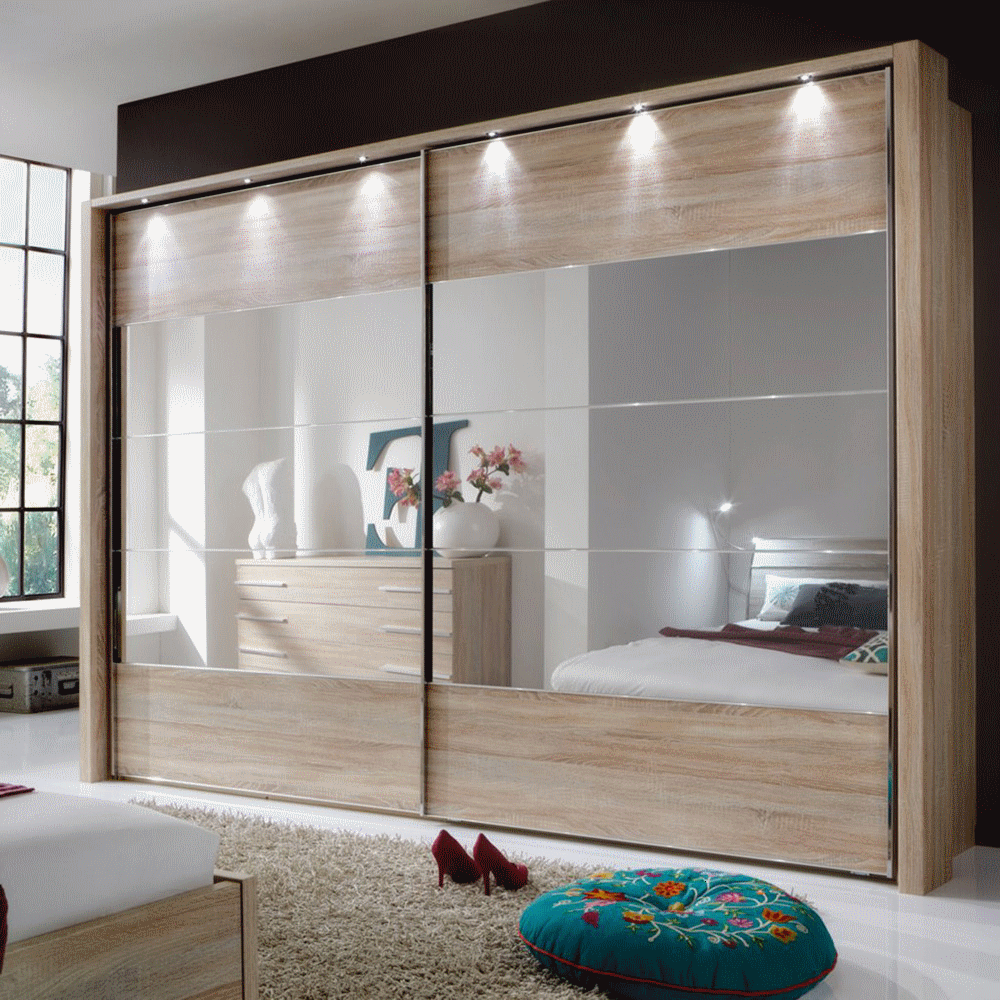 latest simple 4 door wall interior cheap designs wooden bedroom almirah
