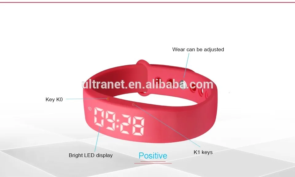 multiple 8 silent vibrating alarm watch medication training alert watch with repeat alarm