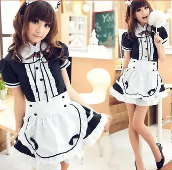 Ecowalson Sexy French Maid Costume Sweet Gothic Lolita Dress Anime Cosplay Sissy Maid Uniform Plus Size Halloween Costumes For W Buy Animne Costume Cosplay Costume French Maid Cosutme Product On Alibaba Com