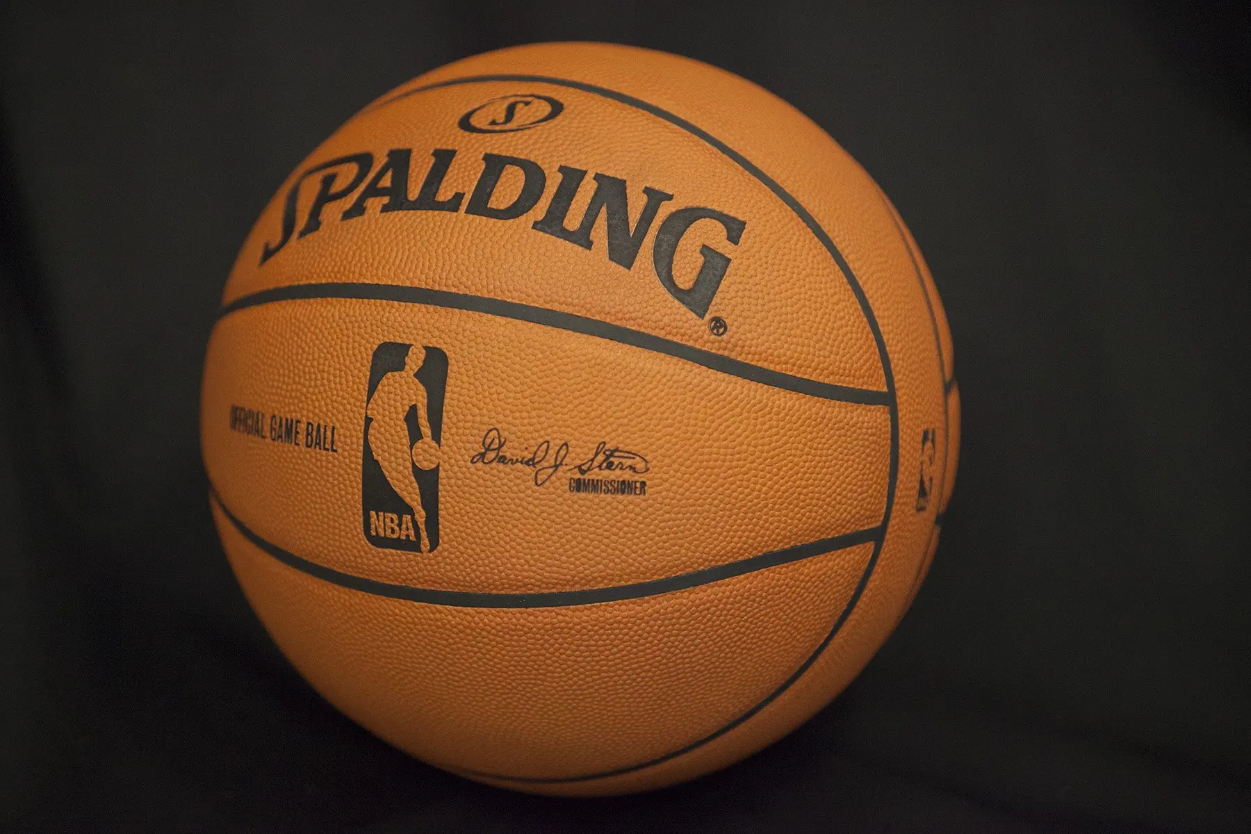 nba official leather basketball