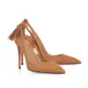 HMP61 hot sale large size brown pumps designer shoes chengdu factory