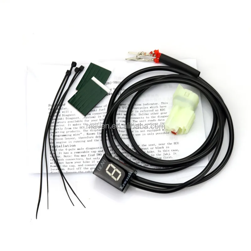 Green Motorcycle Gear Indicator for Kawasaki Z750/Z1000 2007/2008/2009