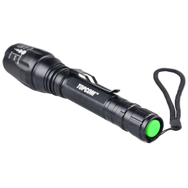 High Power 1800 Lumen Zoomable XM-L T6 LED Torch Zoom Lamp Flashlight