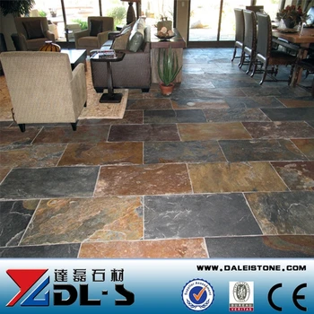 Baldosas De Piedra Natural De Piedra De Pizarra Azulejo De Piso De