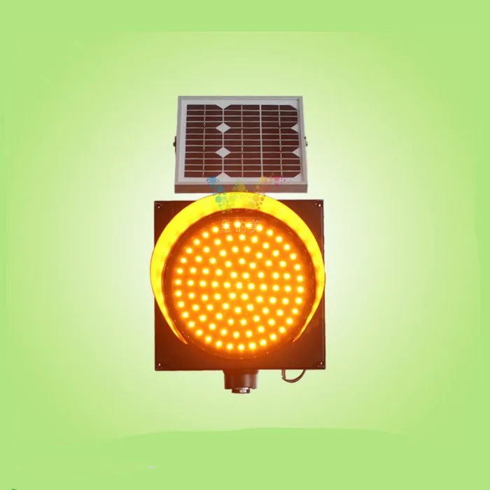 300mm Amber Color Traffic Blinker Led Flashing Warning Traffic Light